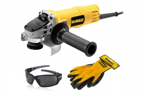 Купить УШМ DEWALT DWE 4051 G + очки фото №1