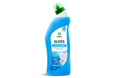 Купить Гель чистящий для ванны и туалета GRASS "GLOSS breeze" 750 мл   125541 фото №1