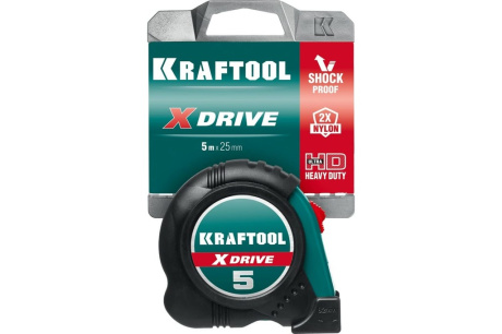 Купить Рулетка 5мх25мм "KRAFTOOL" X-Drive" в ударостойком обрезиненном корпусе  34122-05-25_z02 фото №12