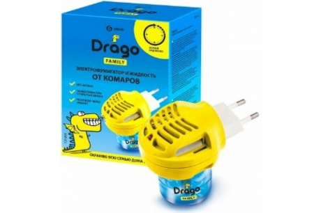 Купить Жидкость от комаров + электрофумигатор GRASS Drago 30мл NS-0002 фото №4